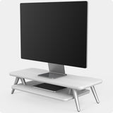 Rodin Small Monitor Stand A206 - 23.6" White