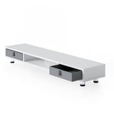 Bastion Dual Monitor Stand D210 - 42.5" White