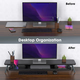 Rodin Dual Monitor Stand A212 - 42.5" Black