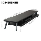 Rodin Dual Monitor Stand A212 - 42.5" Black