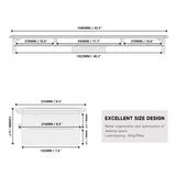 Yugen Dual Monitor Stand Y210 - 42.5" Black