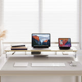 Yugen Dual Monitor Stand Y210 - 42.5" Oak