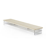 Yugen Dual Monitor Stand Y210 - 42.5" Oak
