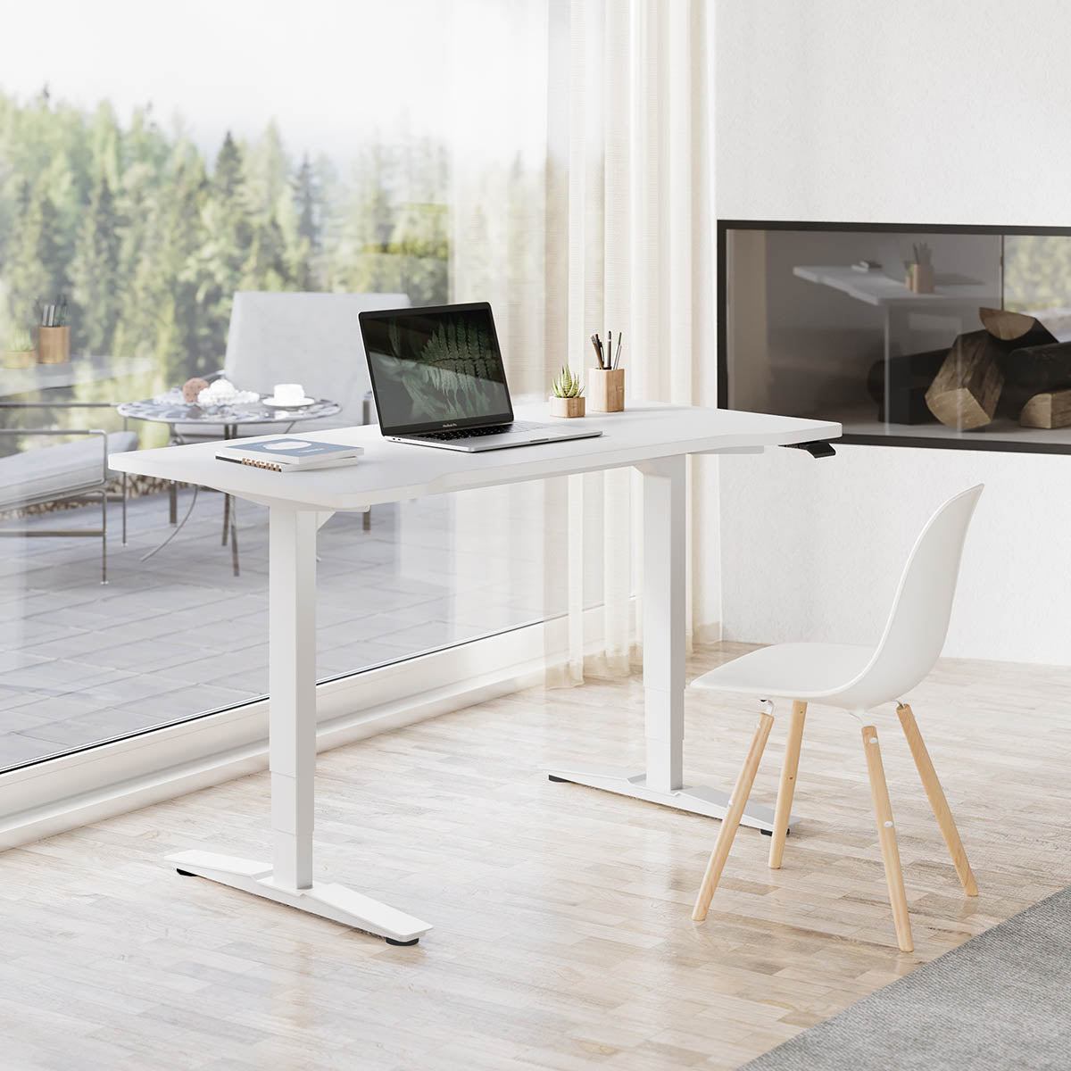 Fenge electric height adjustable shop standing desk